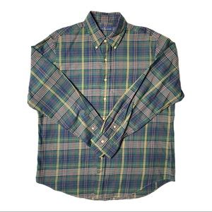 Polo Ralph Lauren Button Up Shirt Long Sleeve Men’s Size Large Green